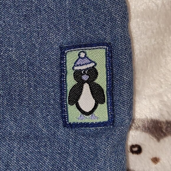 ❄️ 6-9m | Plaid-Cuffed Jeans - Picture 2 of 6